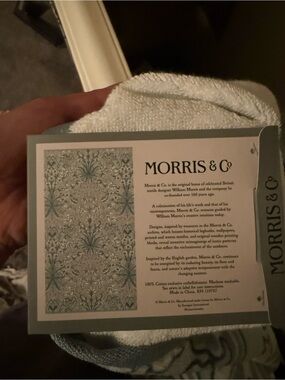 Morris & Co. Decorative Cotton Towels 2 PC